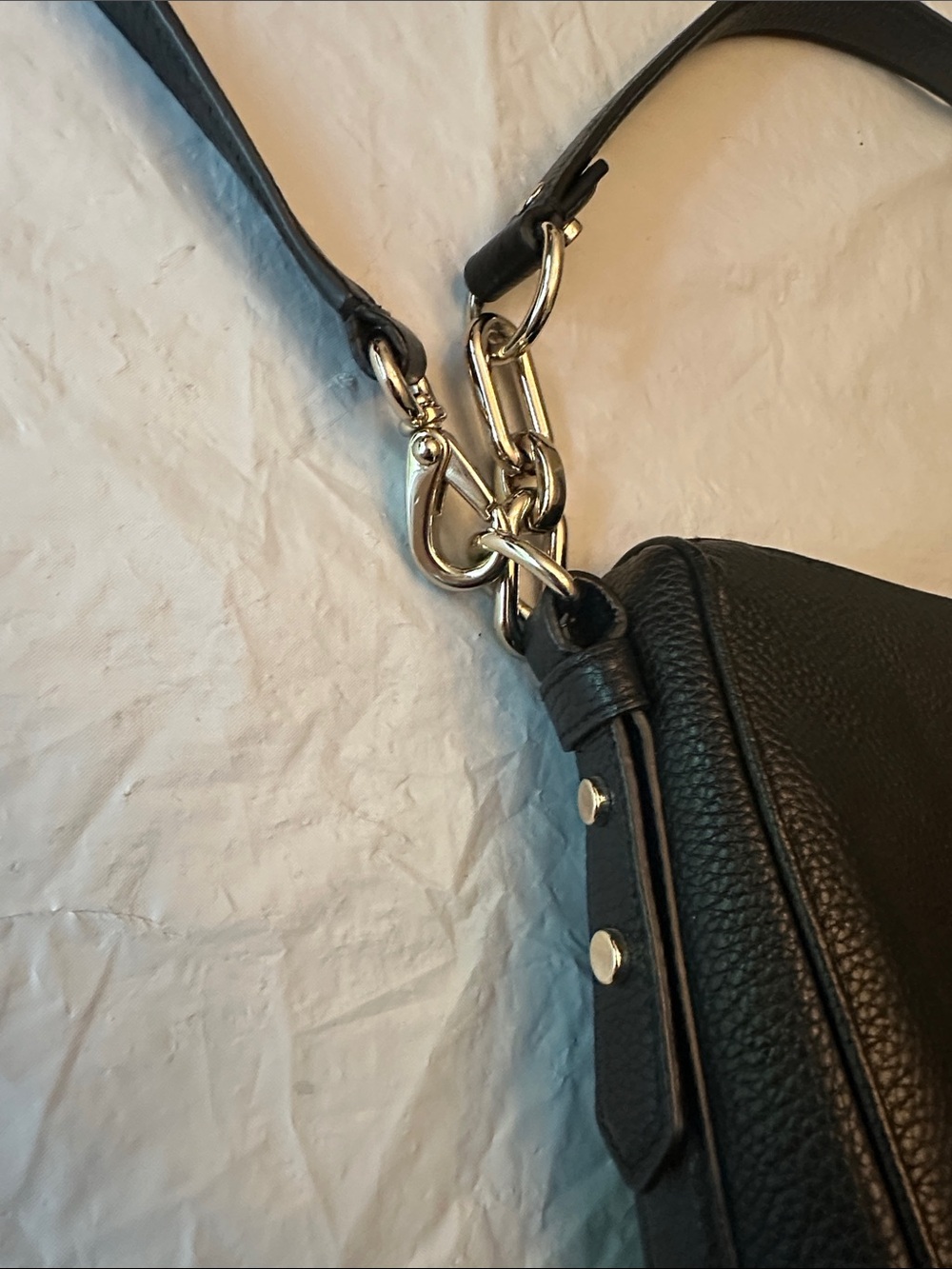 kate spade Black Pebbled Leather Shoulder Hobo with Gold Hardware - Picture 2 of 5